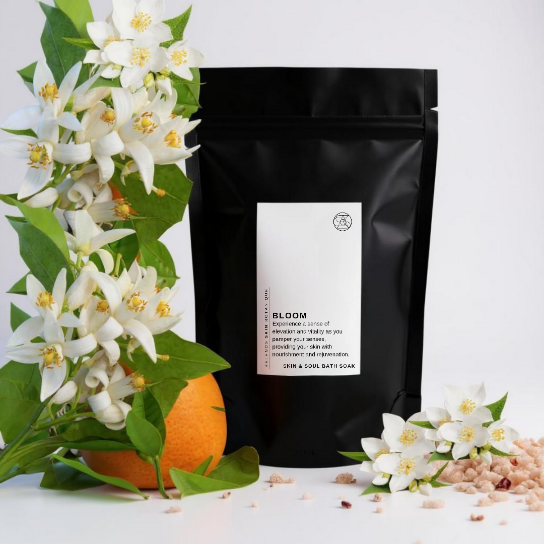 BLOOM SOAK - Pink Himalayan Salts and Rose Petal Powder - 320g