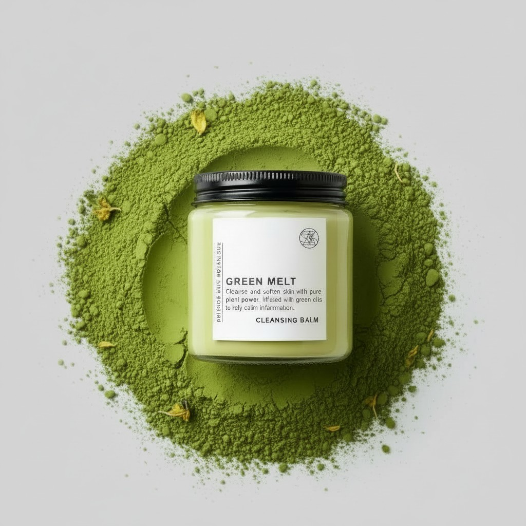 GREEN CLEANSING BALM with Moringa and Camellia Oil